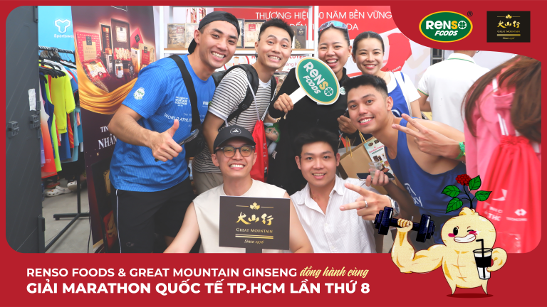 RENSO FOODS VÀ GREAT MOUNTAIN GINSENG ĐỒNG HÀNH CÙNG GIẢI TECHCOMBANK MARATHON NĂM 2025