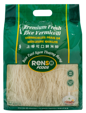 Bún Tươi Thượng Hạng Renso Foods - Không Chất Bảo Quản - Sạch, Dai, Không Bở, Không Phẩm Màu